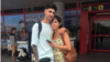 Armando Sardiñas junto a su hermana en el Aeropuerto Internacional José Martí de La Habana.