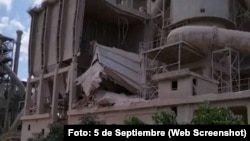 Accidente la fábrica de Cemento en Cienfuegos