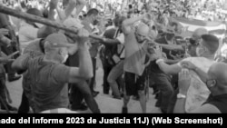 Portada del Informe 2023 de Justicia 11J.
