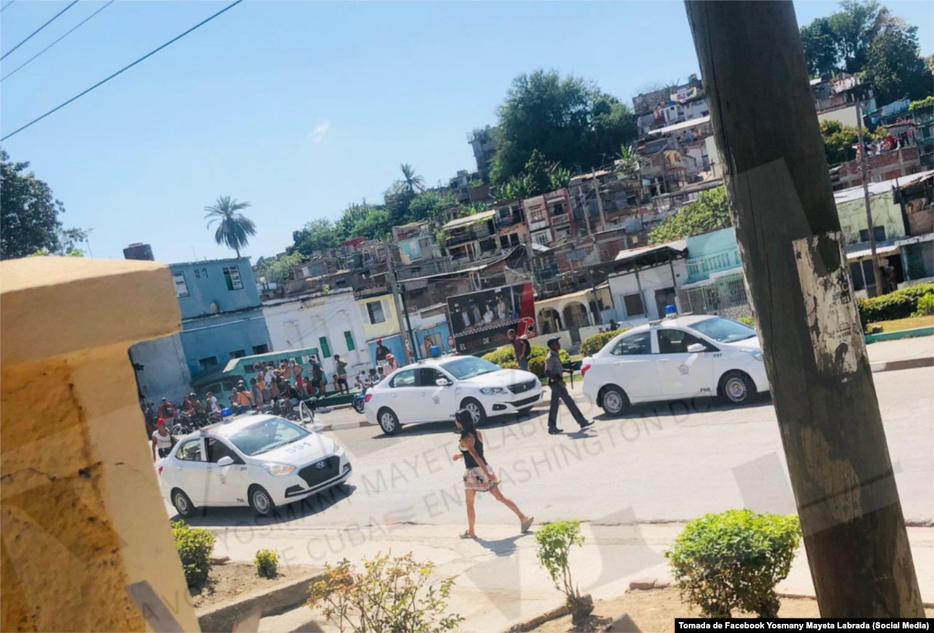 Imágenes de la protesta masiva en Santiago de Cuba el 17 de marzo de 2024