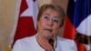 Michele Bachelet en una visita a Cuba el 8 de enero de 2018, siendo presidenta de Chile. Foto AFP/ Yamil LAGE