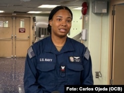 La especilista en medicina preventiva, Aneisy Betancourt Marrero, encargada de la salubridad dentro del Comfort.