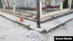 Imagen d ela iglesia de Madruga compartida por el padre Kenny Fernández en su blog en Facebook.