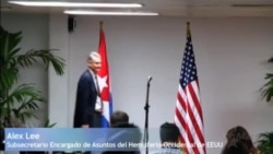 Declaraciones de Alex Lee en La Habana. Declaraciones de Alex Lee en La Habana.