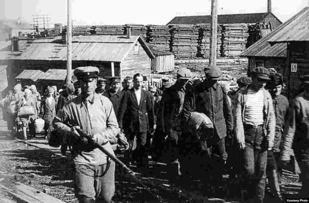 Prisioneros del Gulag.