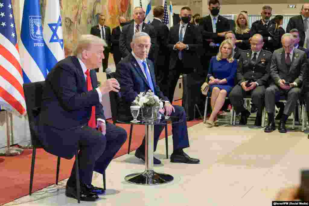 Trump y Netanyahu se reúnen con familiares de rehenes y con civiles y soldados israelíes heridos en los ataques del 7 de octubre