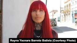 La manifestante del 11 de julio de 2021, Reyna Yacnara Barreto Batista