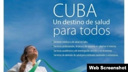 Comercializadora de Servicios Médicos de Cuba. Afiche.