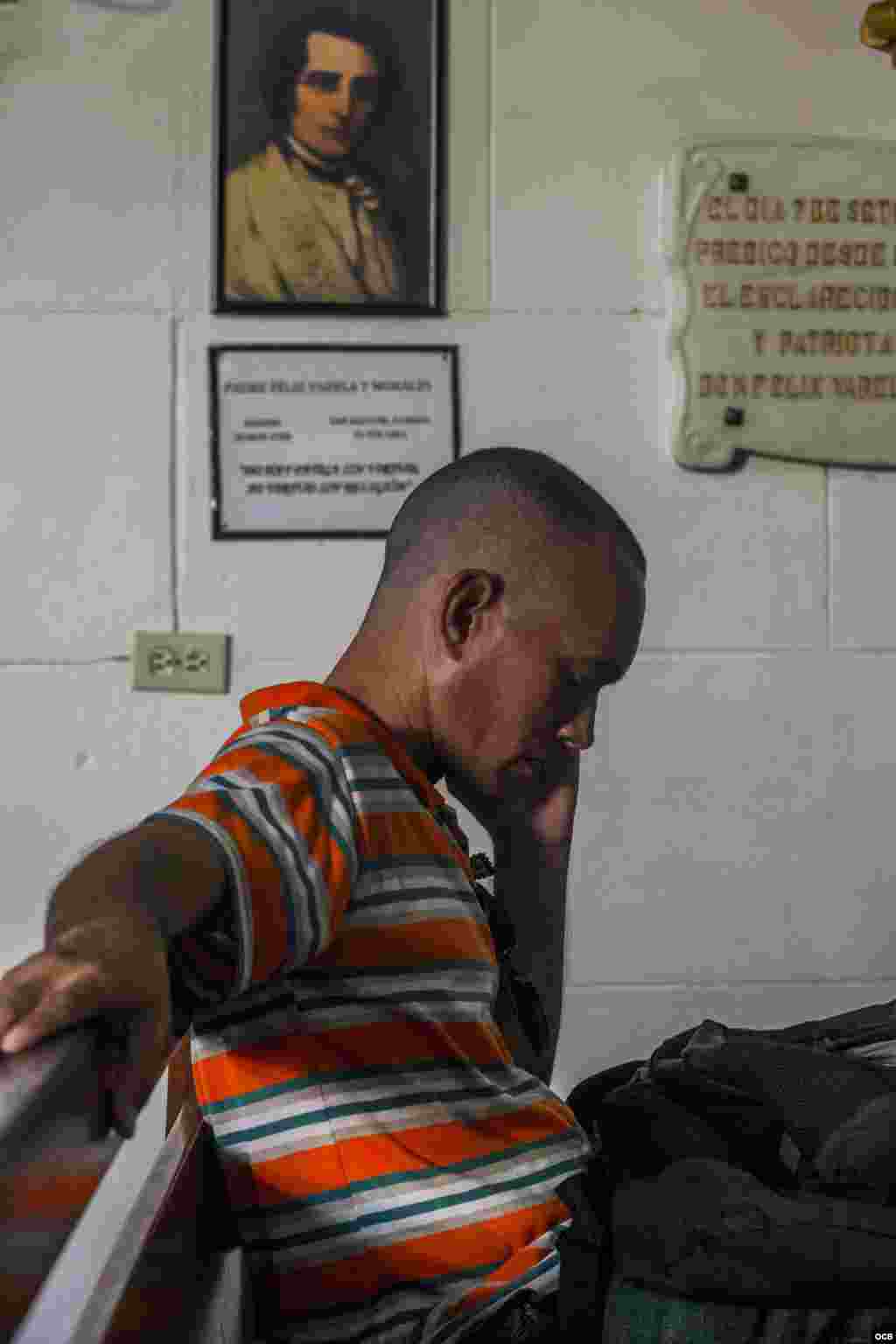 En la Iglesia de la Virgen de Regla, en La Habana.