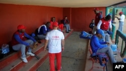 El equipo Cuba entrena en el estadio Latinoamericano. Foto Archivo