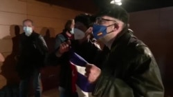 Yunior García Aguilera en conferencia de prensa en Madrid tras su salida de Cuba Yunior García Aguilera en conferencia de prensa en Madrid tras su salida de Cuba