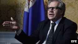 Fotografía del Secretario General de la OEA, Luis Almagro, en la sede de la Organización de Estados Americanos (OEA) en Washington, DC.