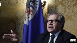 Fotografía del Secretario General de la OEA, Luis Almagro, en la sede de la Organización de Estados Americanos (OEA) en Washington, DC.