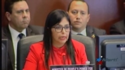 Fracasa canciller venezolana en su intento de impedir sesión de la OEA Fracasa canciller venezolana en su intento de impedir sesión de la OEA