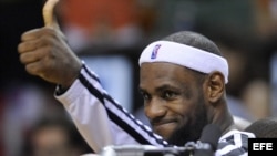 LeBron James de los Miami Heats