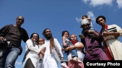 Integrantes de Omni Zona Franca en Cuba.