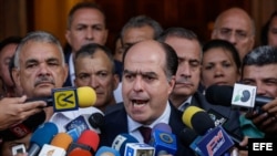 El presidente de la Asamblea Nacional, el diputado Julio Borges. (Archivo)