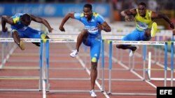 Foto de Archivo - Liga de Diamantes, con Dayron Robles al centro.