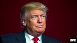 El candidato republicano a la presidencia estadounidense Donald Trump.
