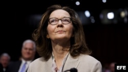 Gina Haspel, testifica ante el Comité de Inteligencia del Senado en Washington D.C.