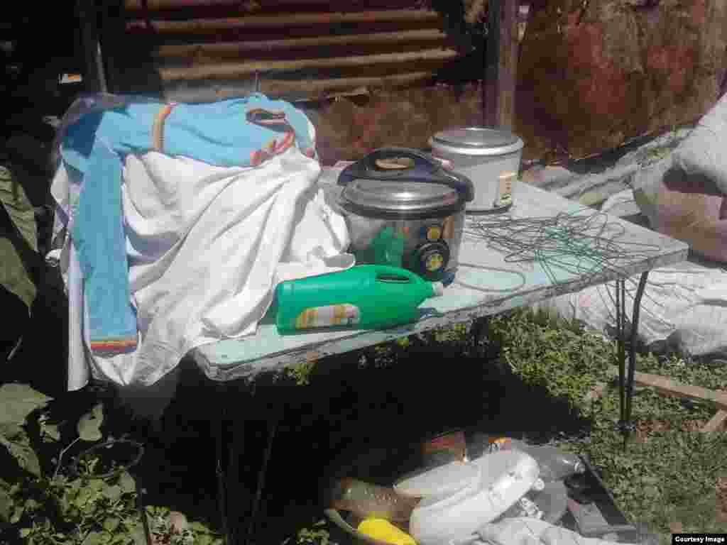 Hortensia Alfonso Vega fue desalojada junto a sus familiares.