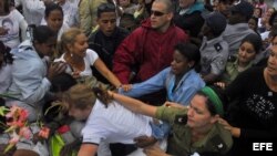 Protesta en la calle.