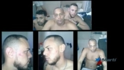 Golpean a migrantes cubanos durante huelga de hambre en México Golpean a migrantes cubanos durante huelga de hambre en México