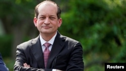El Secretario del Trabajo, Alex Acosta, en una imagen de archivo.