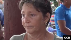 Miriam, familiar de José Fernández.