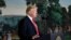 El presidente Donald Trump durante su alocución en la Casa Blanca, el sábado, sobre inmigración y seguridad fronteriza. 