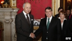 El ministro francés de Exteriores, Laurent Fabius
