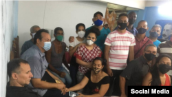 José Daniel Ferrer recibió la visita de los pastores cristianos.