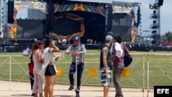 Los Rolling Stones en Cuba para histórico concierto.