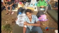 Migrantes cubanas en huelga de hambre en Panamá requieren atención médica Migrantes cubanas en huelga de hambre en Panamá requieren atención médica