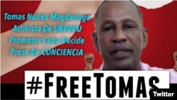 Imagen de la campaña por la liberación de Tomás Núñez Magdariaga.