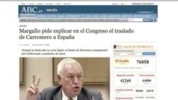 García-Margallo informará sobre los detalles de la repatriación de Carromero García-Margallo informará sobre los detalles de la repatriación de Carromero