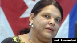 Lázara Mercedes López Acea, miembro del Buró Político y del Secretariado del PCC.