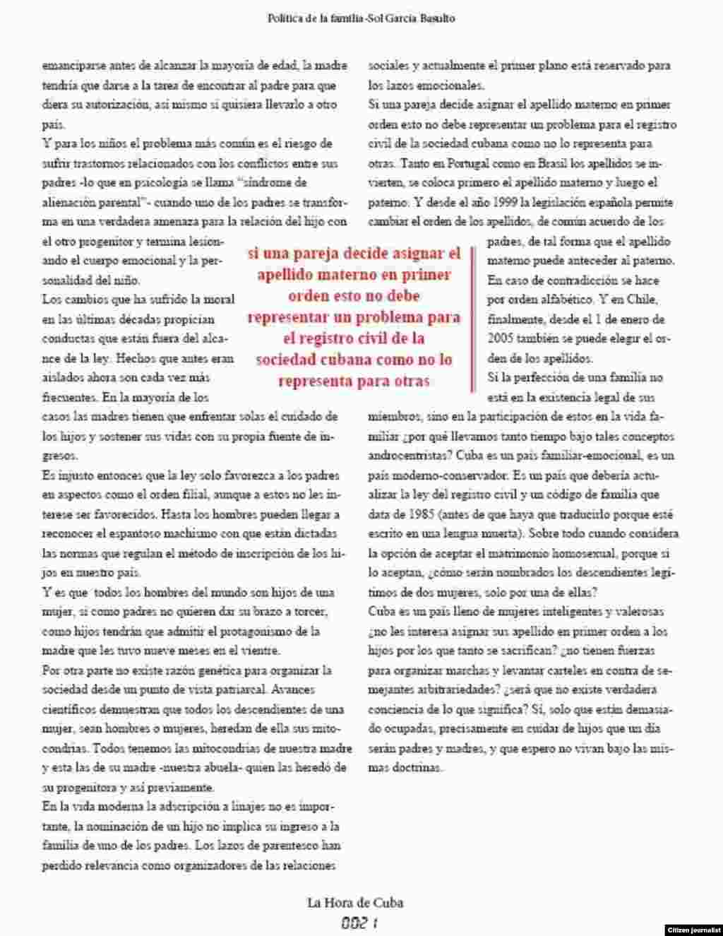 La Hora de Cuba Número 7