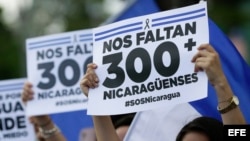 Continúan las protestas que exigen la renuncia de Ortega en Nicaragua.