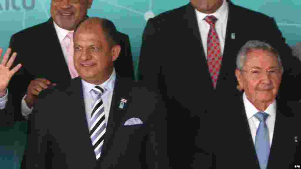 Mandatarios del CELAC en Brasil.