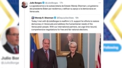 En Venezuela, cada una de las partes buscan condicionar sus politicas en el proceso de negociación En Venezuela, cada una de las partes buscan condicionar sus politicas en el proceso de negociación