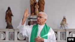 El presidente de la Conferencia de Obispos Católicos de Cuba (COCC), Dionisio García.