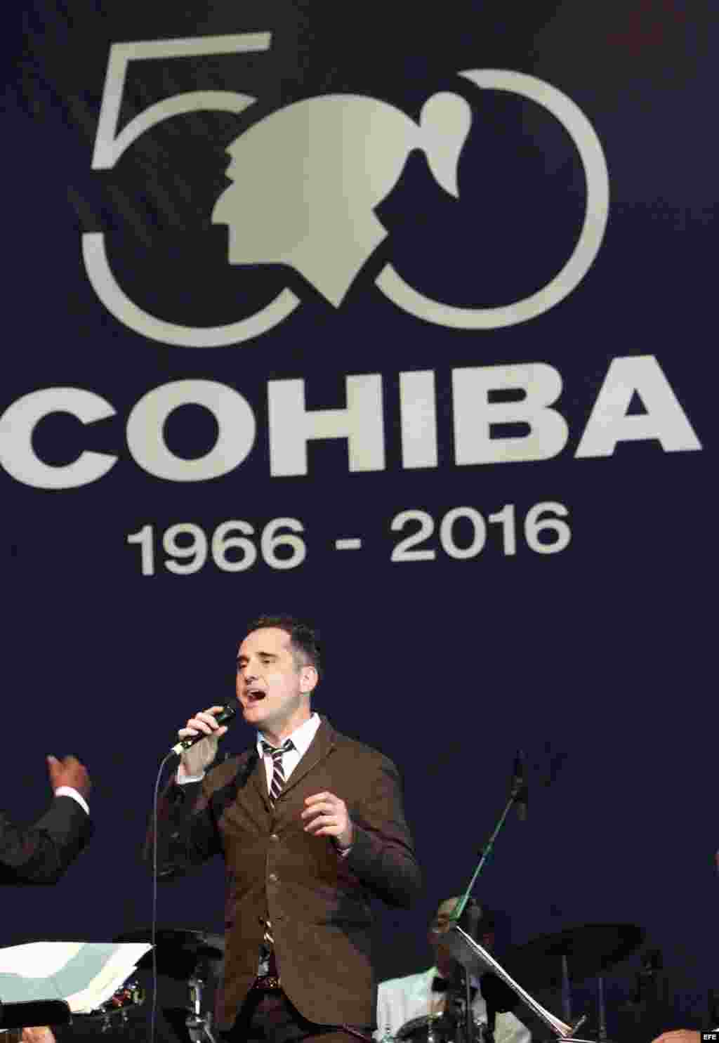 El cantautor uruguayo Jorge Drexler participa en la clausura del Festival de Habanos 2016 en La Habana (Cuba). E