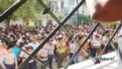 Gobierno cubano utiliza niños para acto de repudio Gobierno cubano utiliza niños para acto de repudio