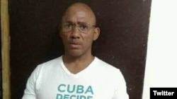 El activista de UNPACU Maikel Herrera.