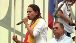 María Corina Machado intenta sin éxito entrar en la Asamblea Nacional María Corina Machado intenta sin éxito entrar en la Asamblea Nacional