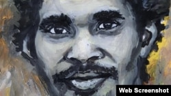 Luis Manuel Otero Alcántara. Retrato de la pintora cubana residente en Italia Colette Rodríguez Marcano