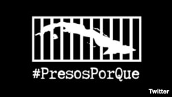 Logo de la campaña de EEUU "Presos, ¿por qué?" que denuncia situación de los presos políticos en Cuba.