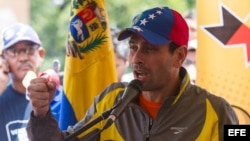 El gobernador del estado venezolano de Miranda y líder de la pposición en el país, Henrique Carpiles Radonski.