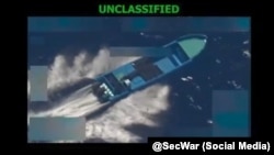 La embarcación abatida en el Pacífico Oriental.